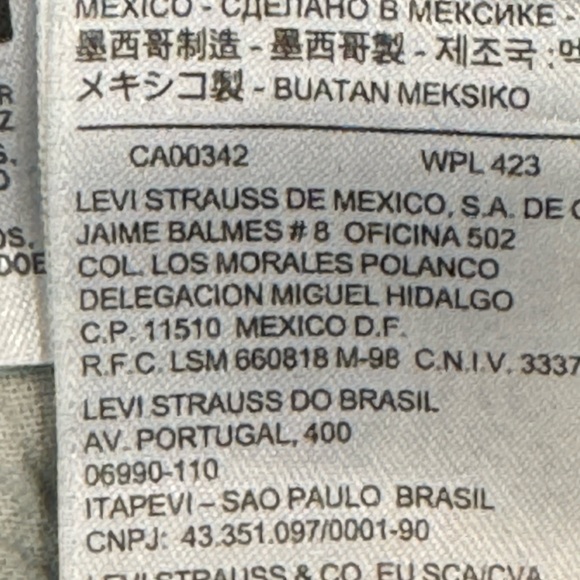 Levi’s 501 100% cotton 34 tag - Picture 5 of 9